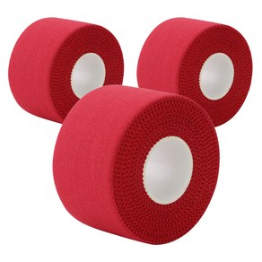 크리다 KRIDA C-tape 스포츠 테이프 레드 3.8cm x 9.1m, 3개, 1개입