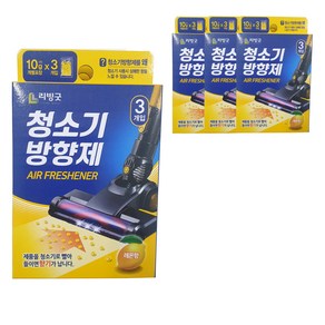 리빙굿 청소기 방향제 3p, 30g, 4개