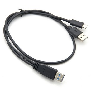 컴스 USB 3.1 Y USB 3.0 A C타입 USB 2.0 A 케이블 TB301, 1개