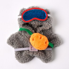 버터 인형옷 제주도 해녀 세트 13cm, 그레이, 1세트