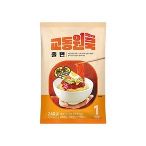 교동식품 원쿡 쫄면, 240g, 1개