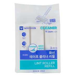 화신 테이프클리너 리필 16cm 3p, 1개