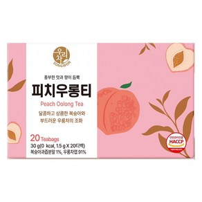 우리차 피치우롱티, 1.5g, 20개입, 1개