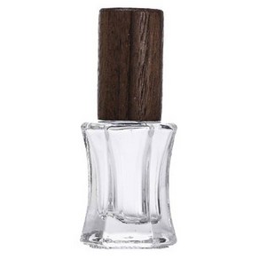 엘라라 예쁜 투명한 향수 공병 5ml, 1개, 슬림 호두 뚜껑