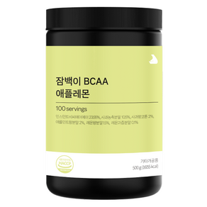 잠백이 BCAA 애플레몬, 1개, 500g