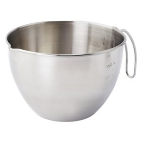 JAJU(자주) 물코가 있는 스텐 핸들 계량컵, 실버, 1.3L, 1개
