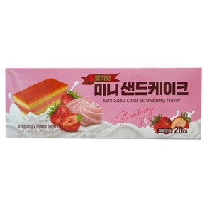 키즈웰 미니 샌드케이크 딸기맛, 1개, 400g