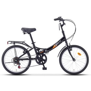 레스포 삼천리자전거 2025년형 투모로우 20 7단 접이식 미니벨로, 블랙, 1개, 138cm