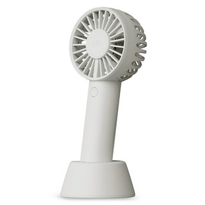 알로코리아 듀얼팬2 휴대용 미니 선풍기, F2AG, 라이트그레이
