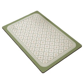 타미나요 주방 식기건조 커피머신 매트 3.5mm, 플라워 D, 1개, 1단