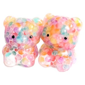 해피아이몰 해피아이 BIG 빅 젤리곰 곰돌이 말랑이, 혼합색상, 2개