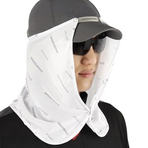 그루브스타 제코 자외선차단 에어리즘 캡 선가드, 화이트, 1개