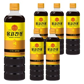 몽고간장 국간장, 900ml, 6개