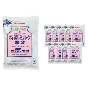 UHA 미카쿠도 토쿠노 밀크 캔디, 115g, 10개