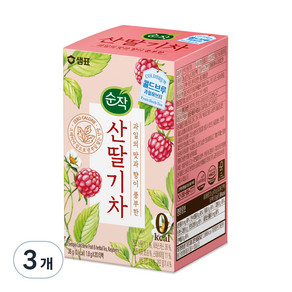 순작 산딸기차 콜드브루 과일허브티, 1.8g, 20개입, 3개