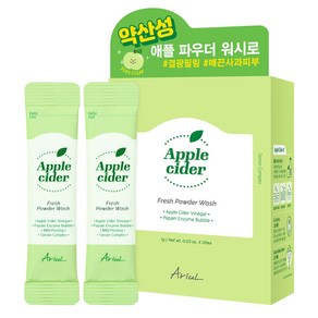 아리얼 애플 사이다 프레쉬 파우더 워시 20p, 20g, 1개