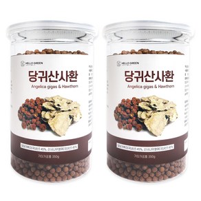 헬로우그린 당귀산사환 통, 350g, 2개