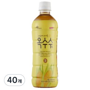 현대약품 옥수수차, 500ml, 40개