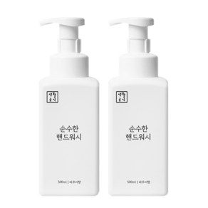 생활공식 순수한 핸드워시 파우더향, 2개, 500ml