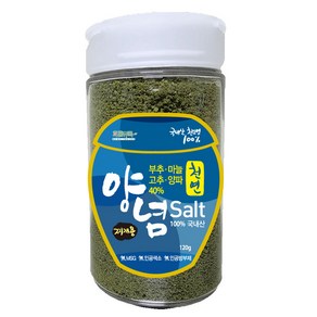 화홍유록 천연 찌개용 부추 마늘 고추 양파30% 양념소금, 120g, 1개