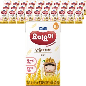 매일유업 요미요미 안심아이차 125ml, 1개입, 48개