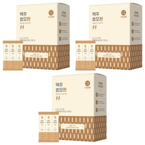 바로생활 맥주효모환 50p, 3개, 2g
