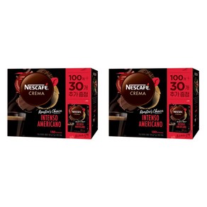 네스카페 크레마 인텐소 아메리카노 원두커피믹스, 1g, 130개입, 2개
