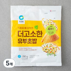 청정원 더 고소한 유부초밥, 280g, 5개