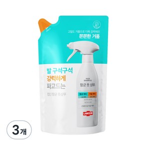 랩신 풋샴푸 400ml 리필, 1개입, 3개