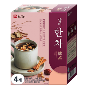 담터 한차, 15g, 40개입, 4개