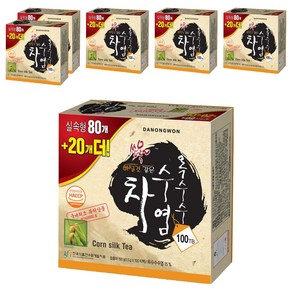 [AHW_7554301] 엔돌핀 옥수수수염차 가정용티백차 티백형차 오피스차 티백차 맛있는차, 1.5g, 100개입, 6개