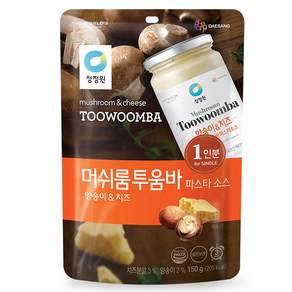 청정원 싱글 파우치 머쉬룸 투움바 파스타 소스, 150g, 1개