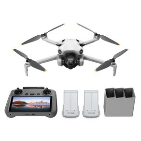 DJI Mini 4 Pro 플라이 모어 콤보 플러스+DJI RC 2 촬영용 카메라 드론