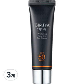 토니모리 기미야 미백 톤업 선크림 SPF50+ PA+++, 50ml, 3개