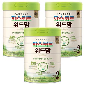 파스퇴르 위드맘 2단계, 750g, 3개
