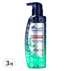 헤드앤숄더 프로페셔널 가려운 두피 케어 샴푸, 300ml, 3개