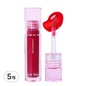 포렌코즈 속타투 립틴트, 14 지피, 3.1ml, 5개