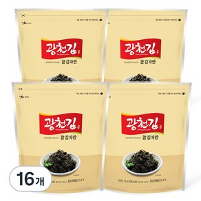 광천김 참 김자반, 70g, 16개