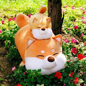 모찌모찌 시바견 동물 인형 S, 혼합색상, 25cm, 1개