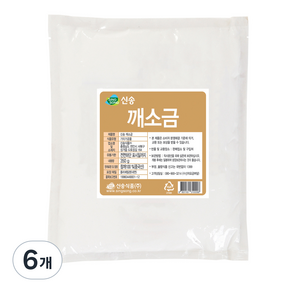 신송 깨소금, 350g, 6개