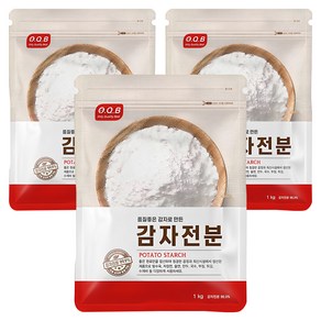 OQB 감자전분, 1kg, 3개