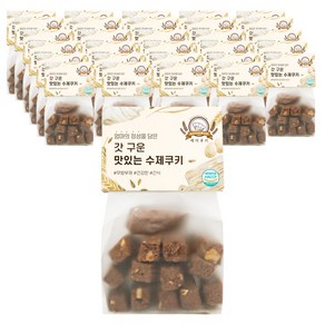 에이쿠키 수제 쿠키 초코 아몬드, 120g, 30개