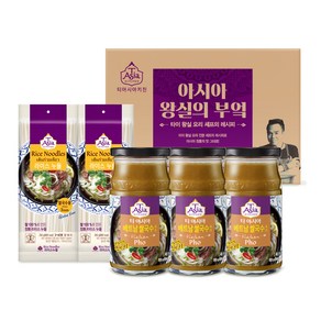 티아시아 쌀국수 소스 350g x 3p + 라이스 누들 3mm 250g x 2p 세트