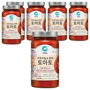 청정원 토마토 스파게티소스, 600g, 6개