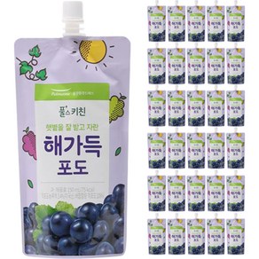 풀무원 풀스키친 해가득 포도주스, 150ml, 40개