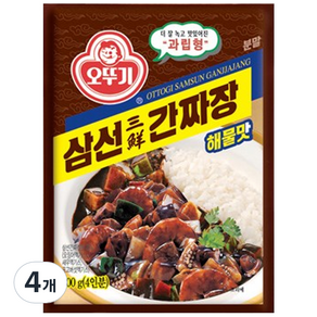 오뚜기 삼선 간짜장 과립형, 100g, 4개