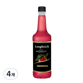 롱비치 WATERMELON SYRUP, 740ml, 4개