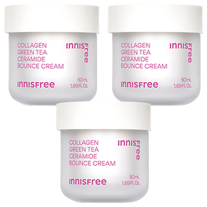 [비건뷰티] 이니스프리 콜라겐 그린티 세라마이드 크림, 50ml, 3개