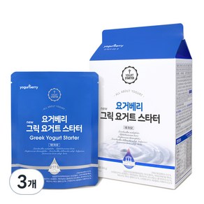 요거베리 그릭요거트 스타터, 65g, 4개입, 3개