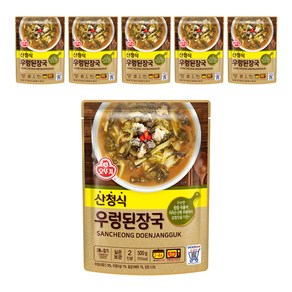 오뚜기 산청식 우렁된장국, 500g, 6개